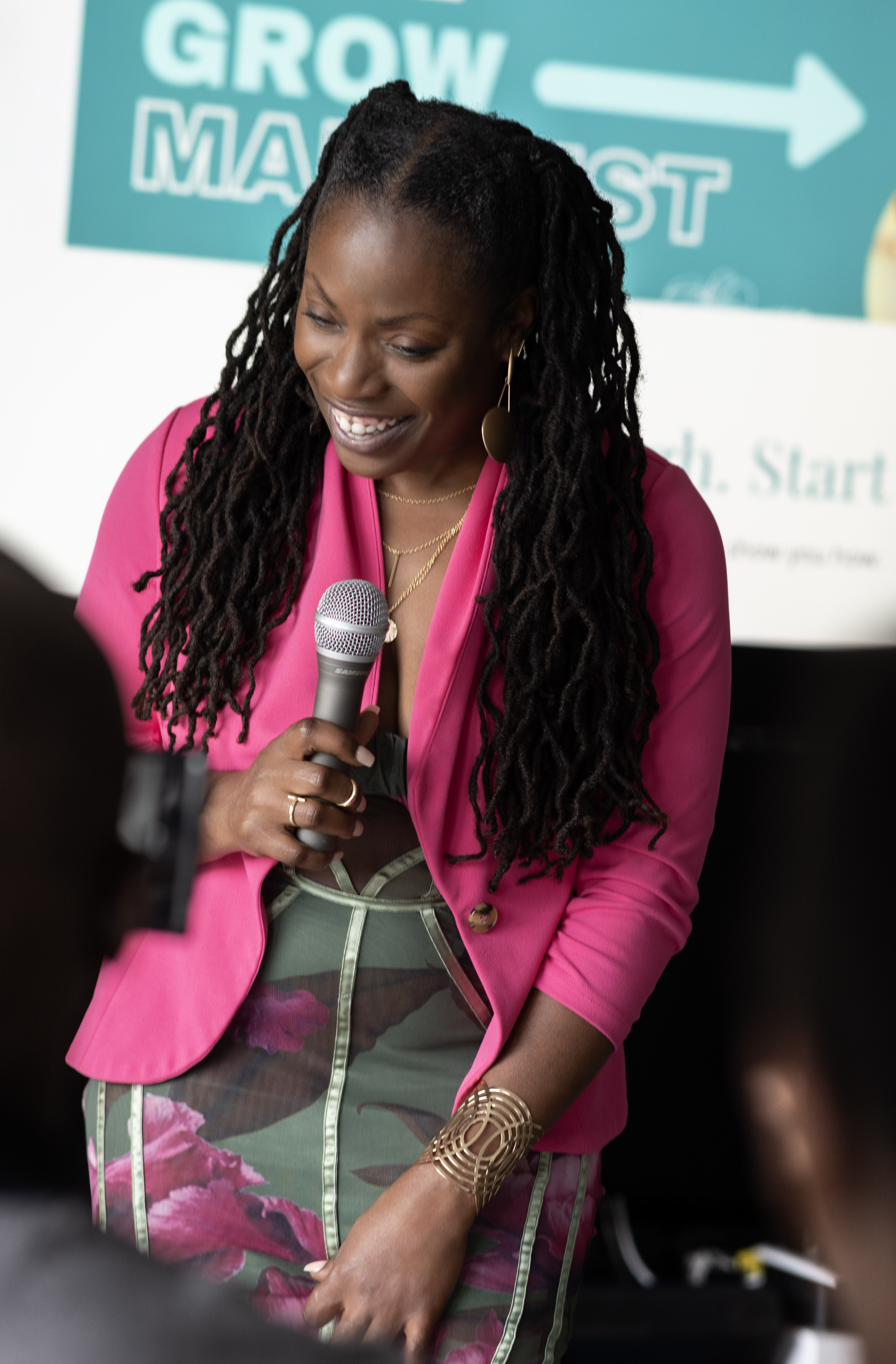 Marsha Kerr Talley speaking at an event