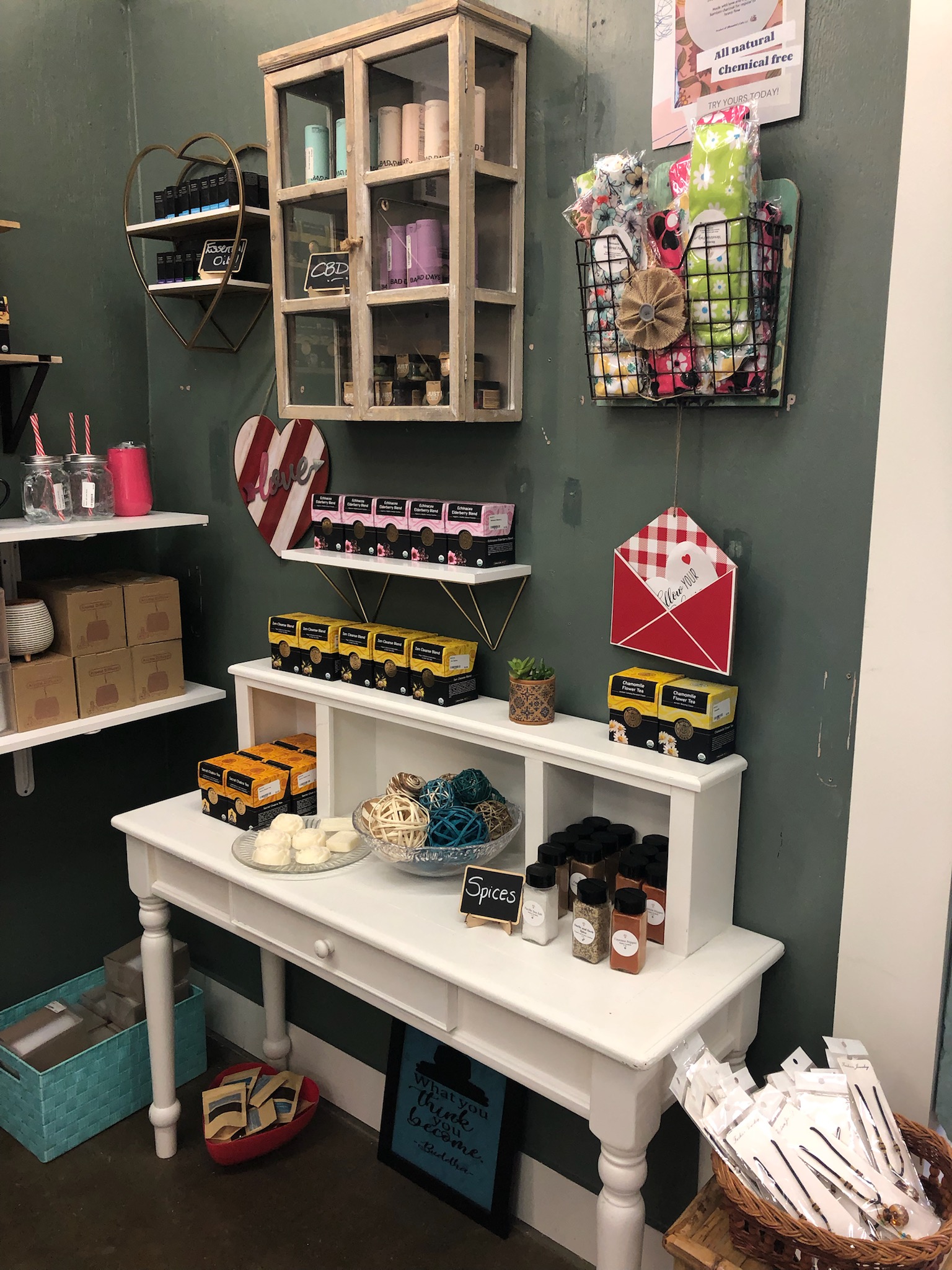 Silhouette’s Café wellness product display