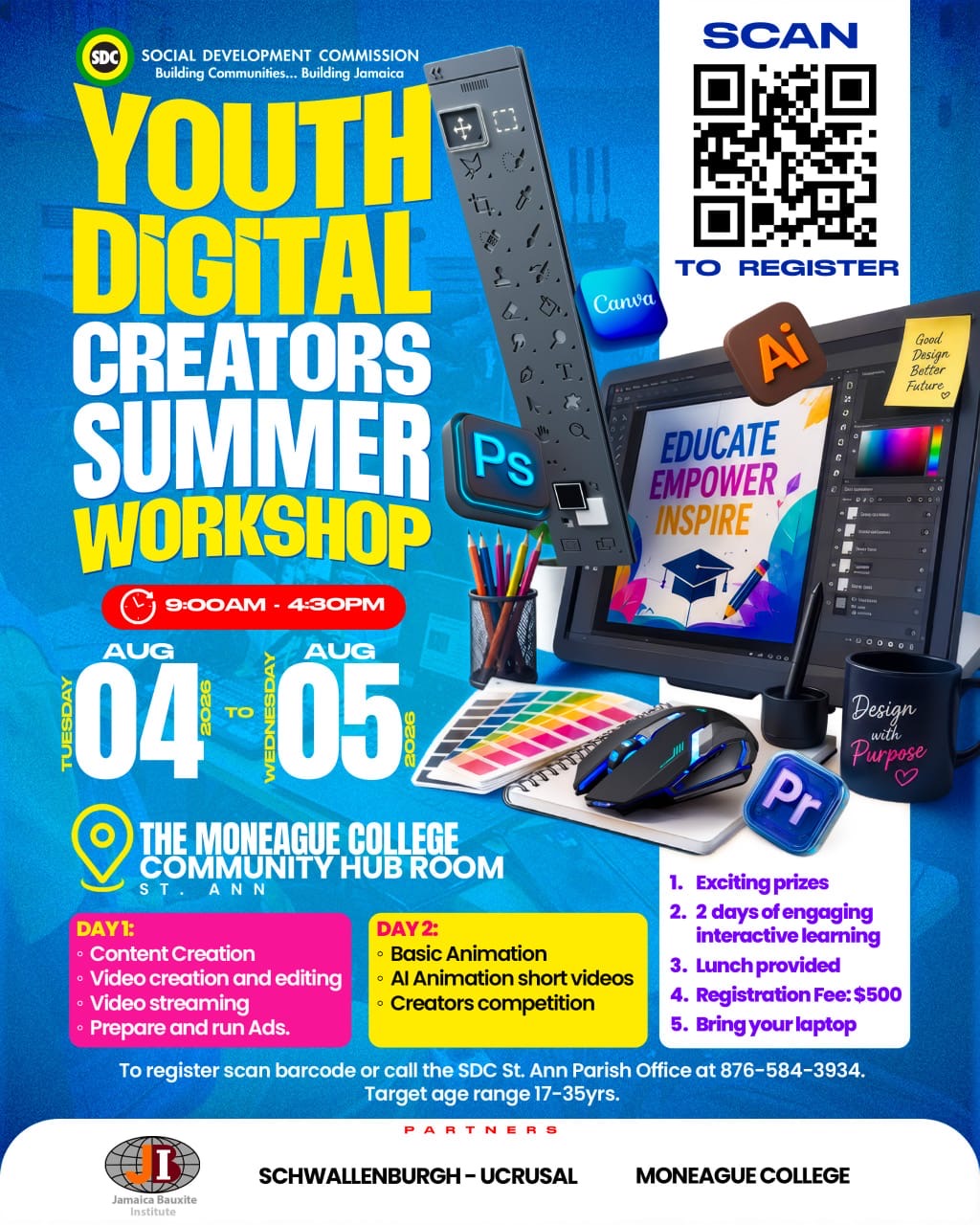 Social Development Commission Youth Digital Creators Summer Workshop