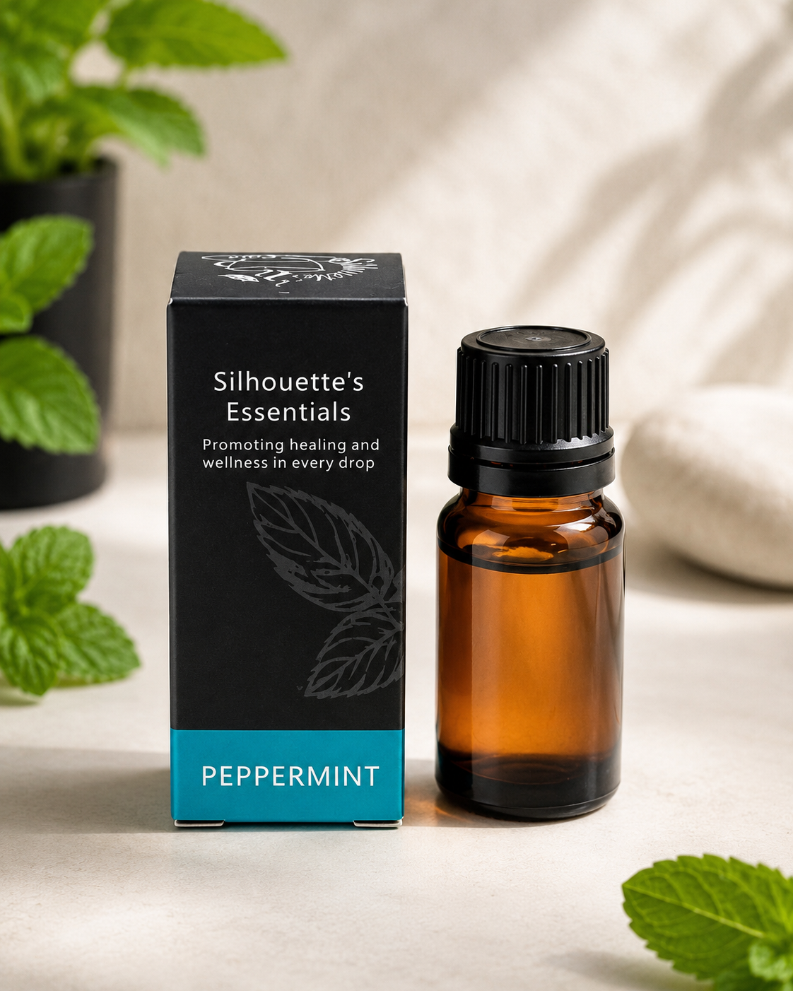 Silhouette’s Essentials peppermint essential oil